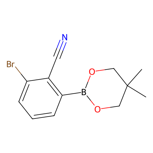 2-bromo-6-(5,5-dimethyl-1,3,2-dioxaborinan-2-yl)benzonitrile