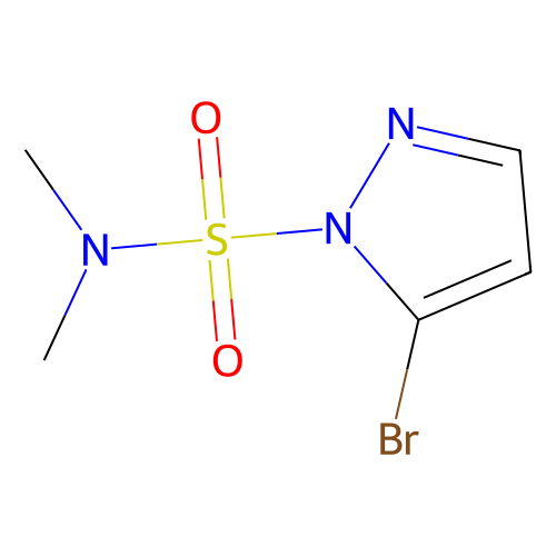 5-bromo-n,n-dimethylpyrazole-1-sulfonamide (c09-0776-694)