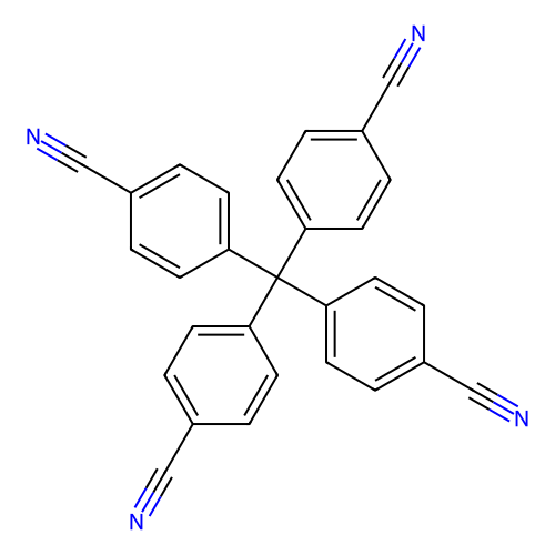 tetrakis(4-cyanophenyl)methane (c09-0776-936)