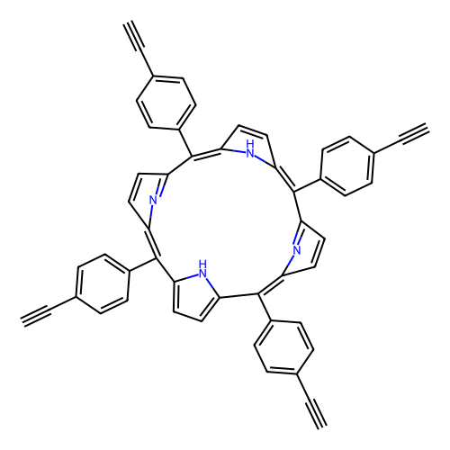 5,10,15,20-tetra(4-ethynylphenyl)porphyrin (c09-0777-116)