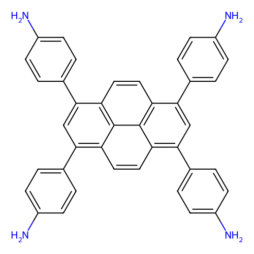1,3,6,8-tetra-(p-aminophenyl)-pyrene (c09-0777-124)