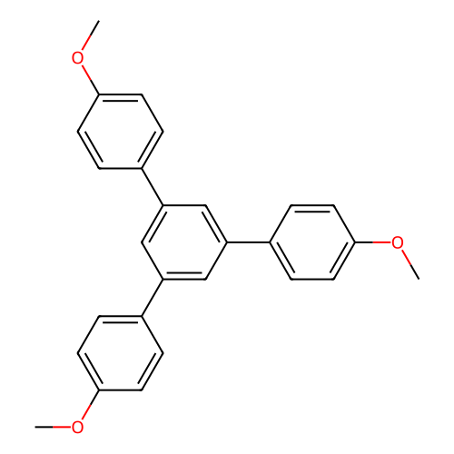 1,3,5-tris(4-methoxyphenyl)benzene (c09-0777-802)