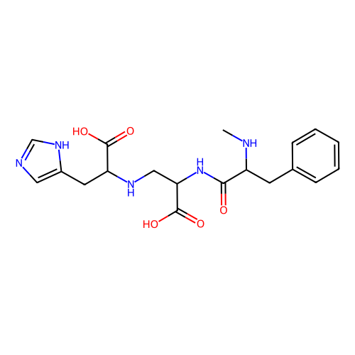 (2s)-2-[[(2s)-2-carboxy-2-[[(2s)-2-(methylamino)-3-phenylpropanoyl]amino]ethyl]amino]-3-(1h-imidazol-5-yl)propanoic acid