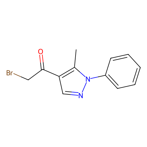 2-bromo-1-(5-methyl-1-phenyl-1h-pyrazol-4-yl)-ethanone (c09-0778-159)