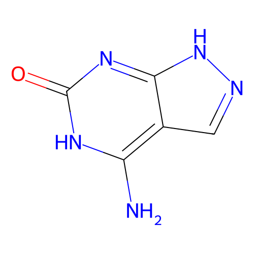 4-amino-6-hydroxypyrazolo[3,4-d]pyrimidine