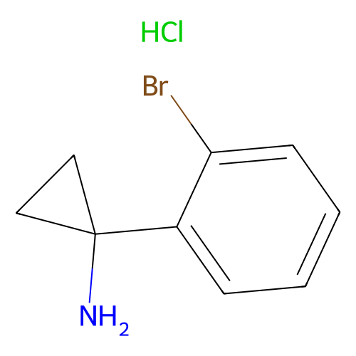 1-(2-bromophenyl)cyclopropan-1-amine hydrochloride (c09-0779-030)