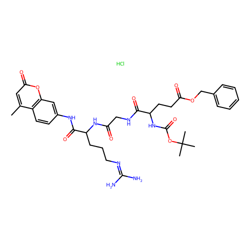 boc-γ-benzyl-glu-gly-arg-7-amido-4-methylcoumarin hydrochloride