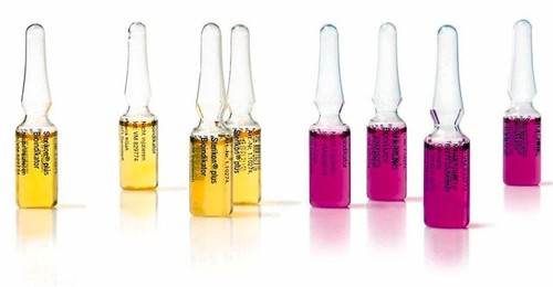 Close-up of Sterikon Plus Bioindicator ampoule with red indicator liquid