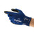11-816 hyflex industrial gloves, foam nitrile coating, black/blue, 18 gauge, knitwrist, size 10 (c08-0204-349)