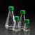 125ml erlenmeyer flask, vent cap, plain bottom, petg, sterile