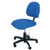 dissipative esd chair covers, desco, poly/cotton royal blue,