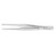 tissue forceps, 1 x 2 teeth, delicate pattern, fluted handle (c08-0462-475)