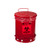biohazard waste can, 10 gallon, foot-operated self-closing c (c08-0472-279)
