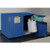 wood laminate corrosives undercounter safety cabinet, blue, cap. thirty-six 2-1/2 liter bottles, 2 doors