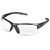 equalizer safety eyewear, gunmetal frame, clear lens (c08-0475-803)