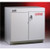 solvent cabinet, 36", with filler panel and shelf
