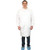 white 50 gram sms polypropylene lab coat, knit wrist, collar (c08-0593-195)