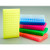 96-place flipper rack with clear lid, fluorescent green (c08-0686-655)
