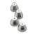 ferrule, front, graphite, 0.5mm id,  for 1/16" fitting