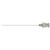 needle, luer lock 5cm 1.07mm od (19 gauge), side-hole dome tipped needle