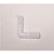 l-shaped connector, pp, for 8mm tubing