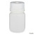 bottle wide mouth hdpe bottle attached pp screw cap 500ml 12 pack cs 48