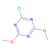 2-chloro-4,6-dimethoxy-1,3,5-triazine (c09-0798-433)