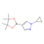 1-cyclopropyl-4-(4,4,5,5-tetramethyl-1,3,2-dioxaborolan-2-yl)-1h-pyrazole (c09-0805-420)