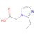 2-(2-ethyl-1h-imidazol-1-yl)acetic acid (c09-0876-430)