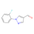 1-(2-fluorophenyl)-1h-pyrazole-4-carbaldehyde (c09-0889-257)