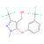 {1-methyl-3-(trifluoromethyl)-5-[3-(trifluoro-methyl)phenoxy]-1h-pyrazol-4-yl}methanol (c09-0966-297)