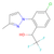 (1r)-1-[4-chloro-2-(3-methyl-1h-pyrazol-1-yl)phenyl]-2,2,2-trifluoroethan-1-ol (c09-1024-605)