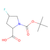 (2s,4r)-1-(tert-butoxycarbonyl)-4-fluoro-2-pyrrolidinecarboxylic acid (c09-1035-840)
