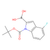 (1-(tert-butoxycarbonyl)-4-fluoro-1h-indol-2-yl)boronic acid (c09-1063-738)