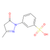 1-(3-sulfophenyl)-3-methyl-5-pyrazolone (c09-1941-960)
