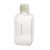 2l media bottle, square, petg, individually wrapped, sterile