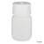 bottle wide mouth hdpe bottle attached pp screw cap 250ml 12 pack