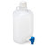 carboy round with spigot and handles pp white pp screwcap 20 liter molded graduations autoclavable