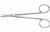 Strabismus Scissors, Rounded Blades, Blunt, Curved, Length: 4