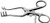 Weitlaner Retractor, Sharp Prongs, 2X3, Length: 4.25