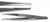 Bonney Tissue Forceps 1X2 Teeth 7 1/8"