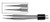 Jeweler's Bipolar Forceps, Straight, Width: 0.4, Length: 4