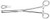 Bonnie Sponge Type Forceps Straight 10"