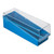 slide storage box with hinged lid and removable draining tray 100 place for up to 200 slides abs white 6 unit