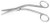 Cottle Cartilage Scissors 7 1/2" Ang S1679-5351