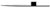 "V" Osteotome With Right Cutting Edge, 10 Mm, Downturned. 6" S1679-3310D
