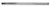 Lambotte Osteotome, with Calibration Lines, Straight, Width: 2, Length: 7.25 S1279-5502