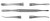 Molt Dissector & Raspatory, Double-Ended, Sharp And Blunt Ends, Length: 7