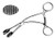 Young Tongue Seizing Forceps, Replacement Rubber Jaws For Young Tongue Seizing Forceps S1459-8217