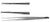 Gerald Thumb Forceps, Tungsten Carbide, Serrated Tips, Width: 1, Length: 7 S1329-570